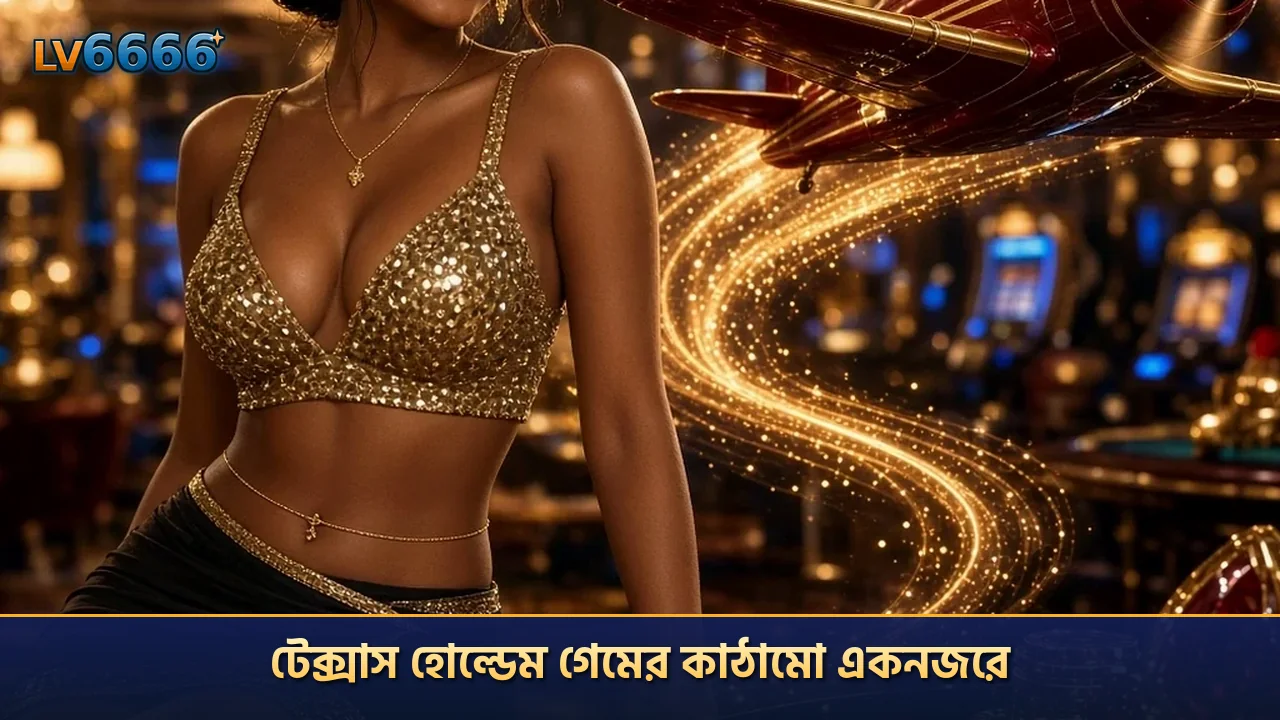 টেক্সাস হোল্ডেম গেমের কাঠামো একনজরে